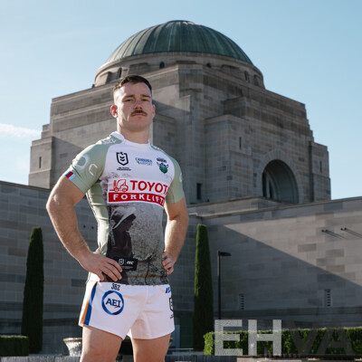 1. Kaeo Weekes - Match Worn and Signed Canberra Raiders 2025 ANZAC Jersey - Round 8 V Dolphins - Proceeds Towards ANZAC Foundation