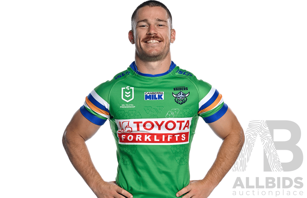 9. Tom Starling - Match Worn and Signed Canberra Raiders 2025 ANZAC Jersey - Round 8 V Dolphins - Proceeds Towards ANZAC Foundation