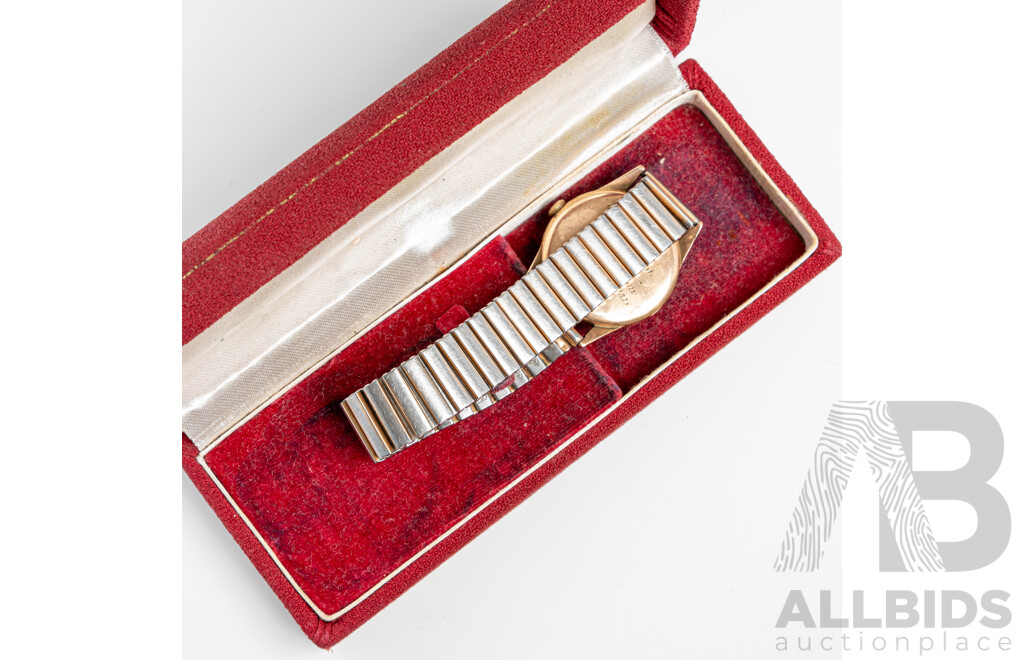 9ct Movado Vintage 15 Jewels Swiss Made Watch with Original Box