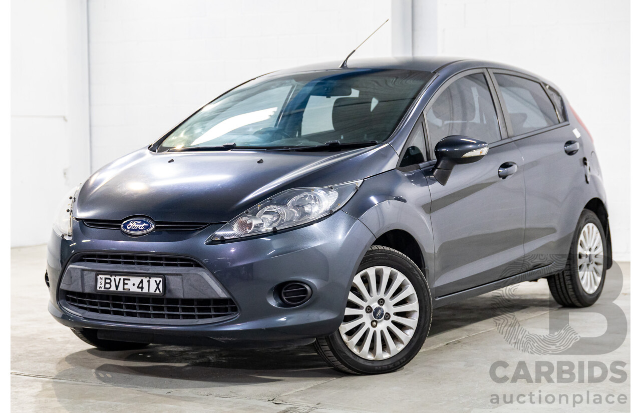 10/2010 Ford Fiesta LX WT 5d Hatchback Metropolitan Grey 1.6L