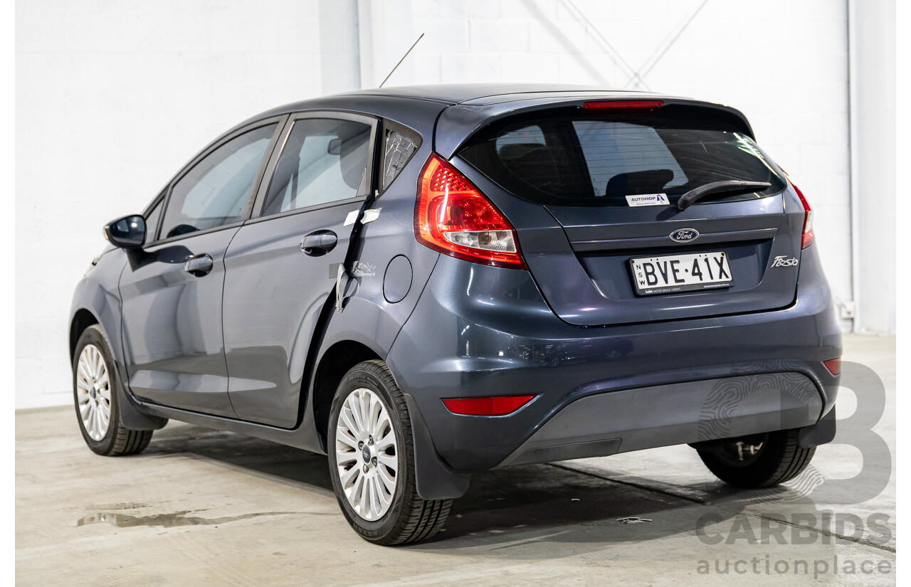10/2010 Ford Fiesta LX WT 5d Hatchback Metropolitan Grey 1.6L
