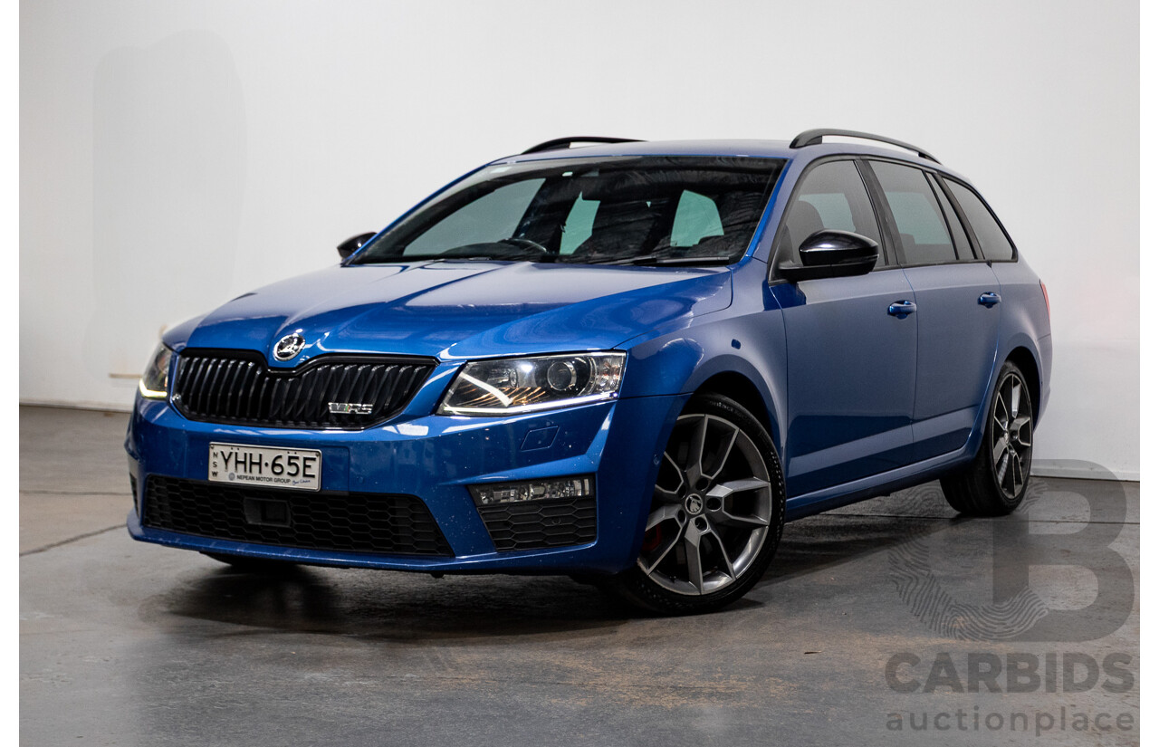 1/2017 Skoda Octavia RS 162 TSI NE MY17 4d Wagon Race Blue Metallic Turbo 2.0L