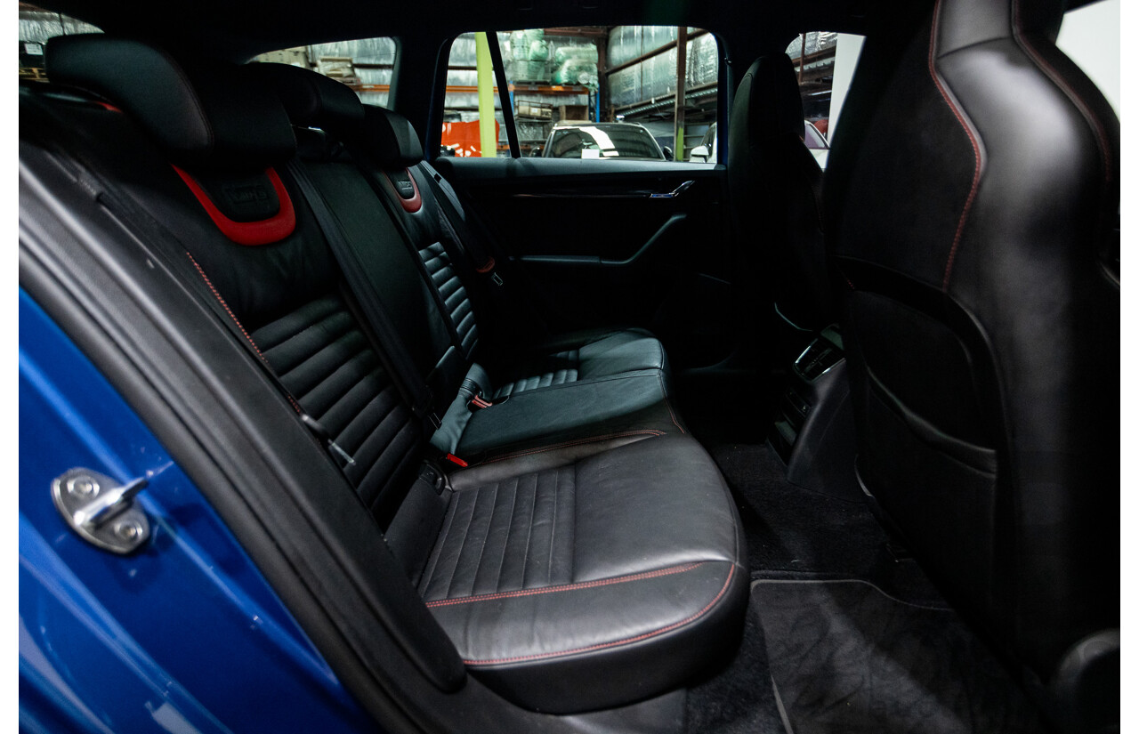 1/2017 Skoda Octavia RS 162 TSI NE MY17 4d Wagon Race Blue Metallic Turbo 2.0L