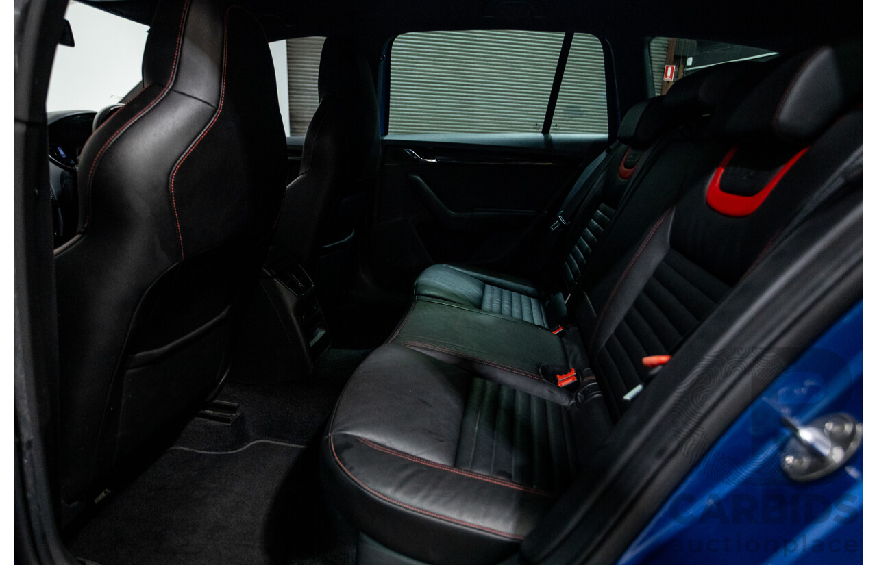 1/2017 Skoda Octavia RS 162 TSI NE MY17 4d Wagon Race Blue Metallic Turbo 2.0L