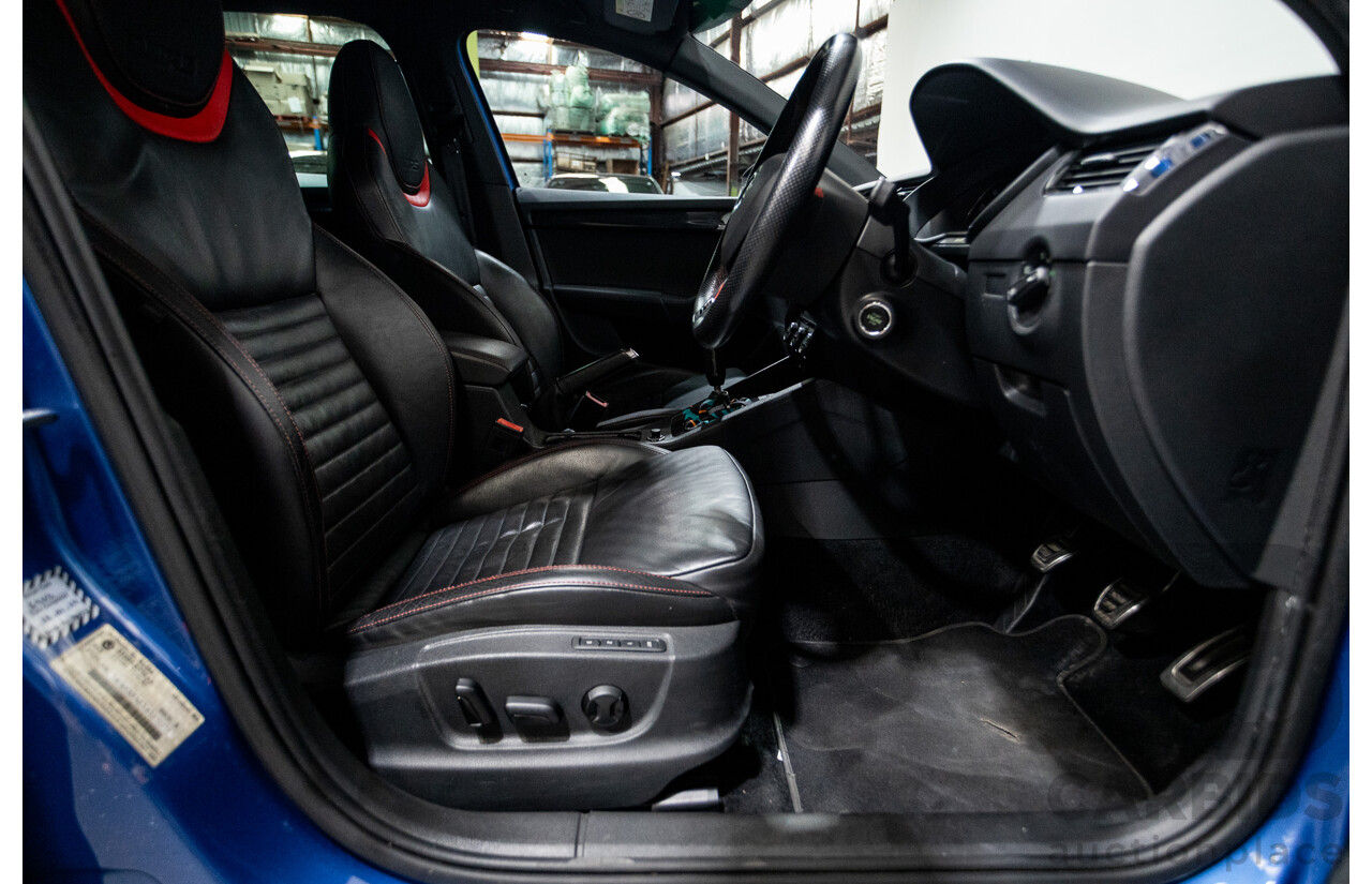 1/2017 Skoda Octavia RS 162 TSI NE MY17 4d Wagon Race Blue Metallic Turbo 2.0L