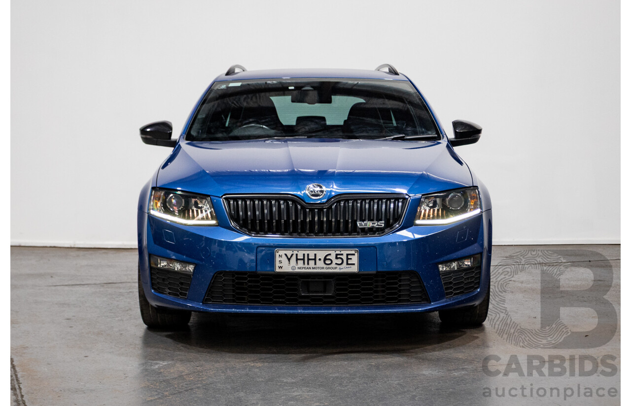 1/2017 Skoda Octavia RS 162 TSI NE MY17 4d Wagon Race Blue Metallic Turbo 2.0L