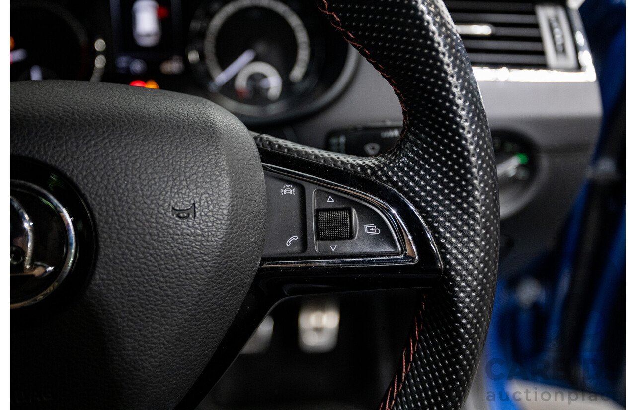 1/2017 Skoda Octavia RS 162 TSI NE MY17 4d Wagon Race Blue Metallic Turbo 2.0L