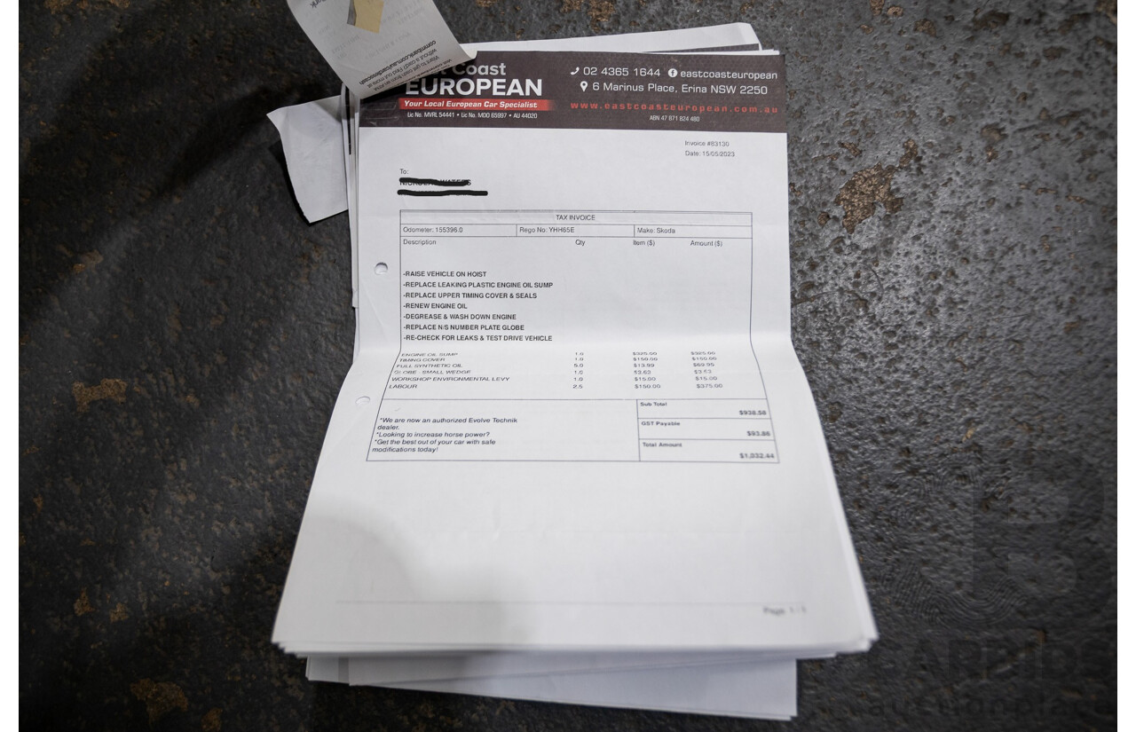 1/2017 Skoda Octavia RS 162 TSI NE MY17 4d Wagon Race Blue Metallic Turbo 2.0L