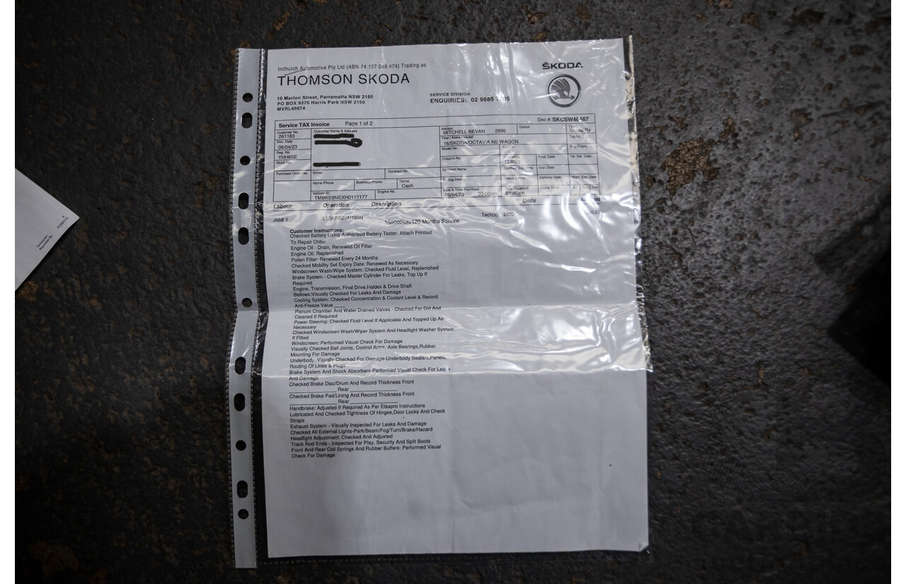 1/2017 Skoda Octavia RS 162 TSI NE MY17 4d Wagon Race Blue Metallic Turbo 2.0L