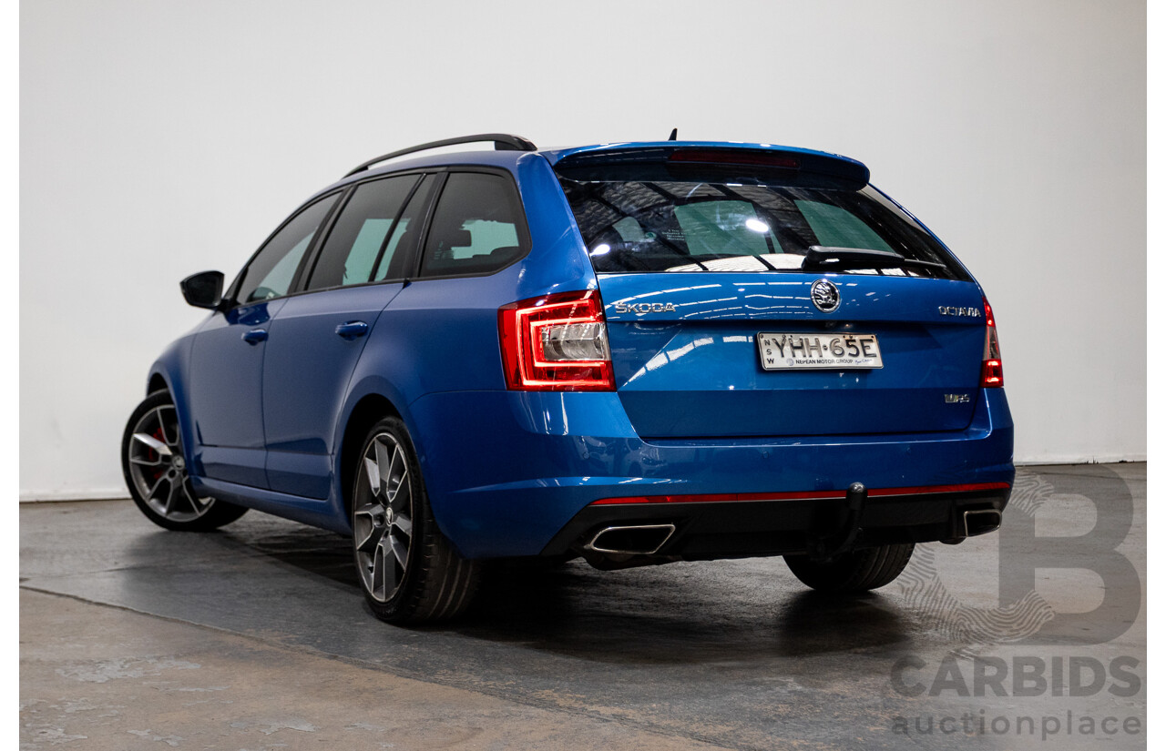 1/2017 Skoda Octavia RS 162 TSI NE MY17 4d Wagon Race Blue Metallic Turbo 2.0L