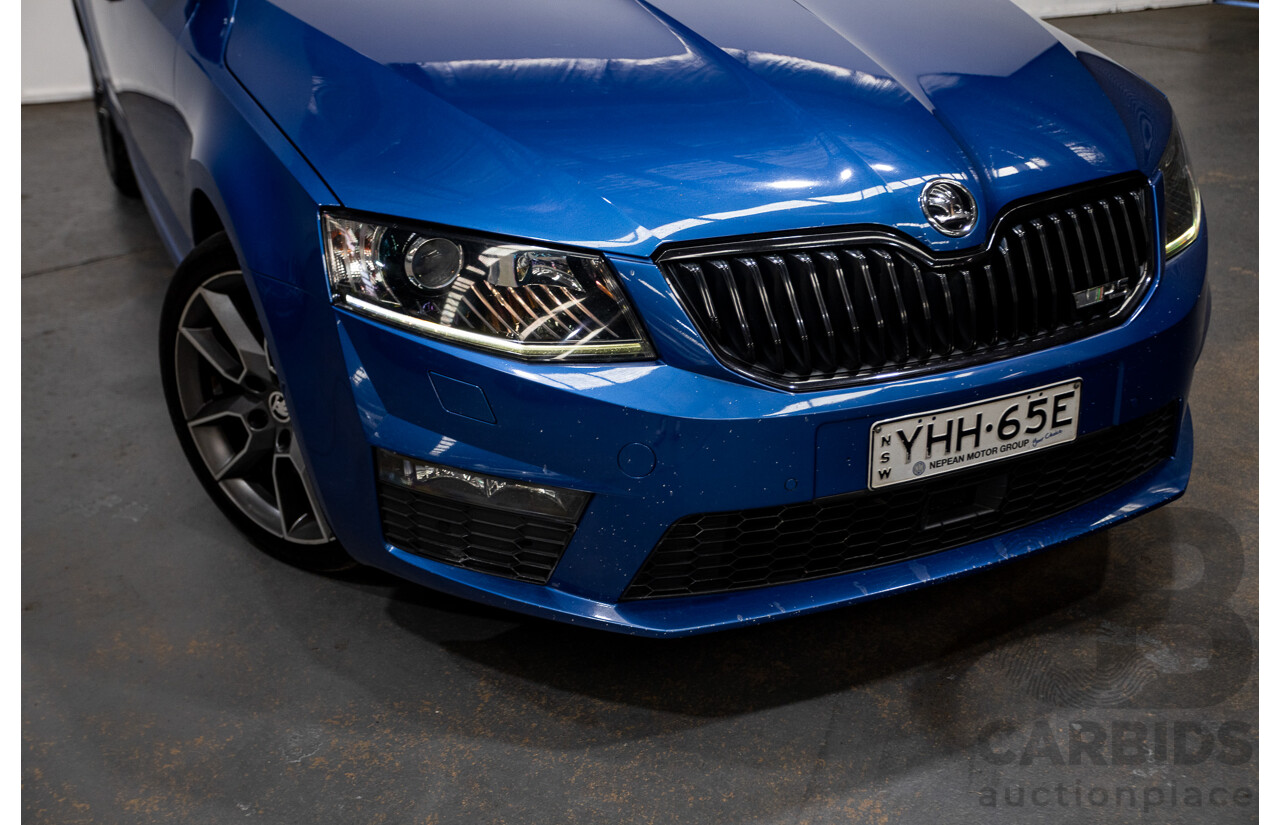 1/2017 Skoda Octavia RS 162 TSI NE MY17 4d Wagon Race Blue Metallic Turbo 2.0L
