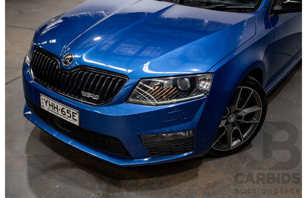 1/2017 Skoda Octavia RS 162 TSI NE MY17 4d Wagon Race Blue Metallic Turbo 2.0L