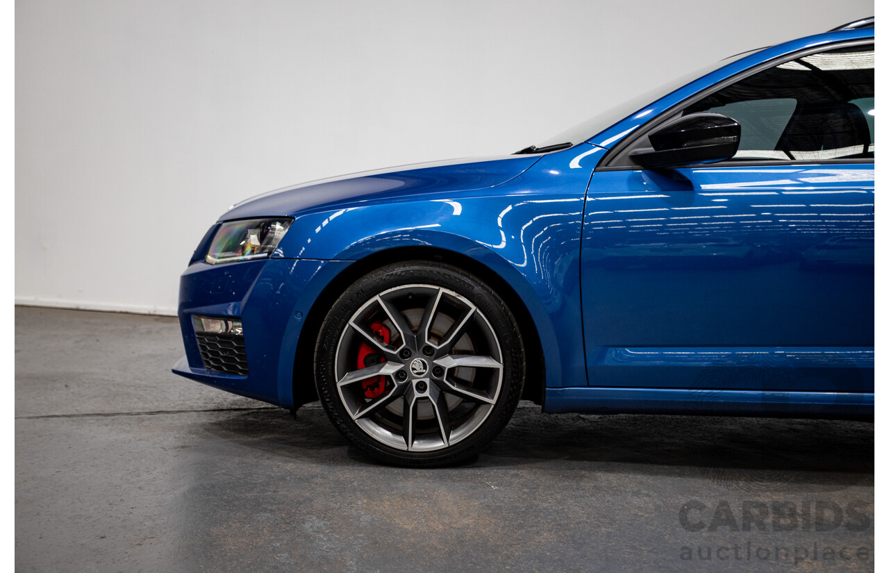 1/2017 Skoda Octavia RS 162 TSI NE MY17 4d Wagon Race Blue Metallic Turbo 2.0L