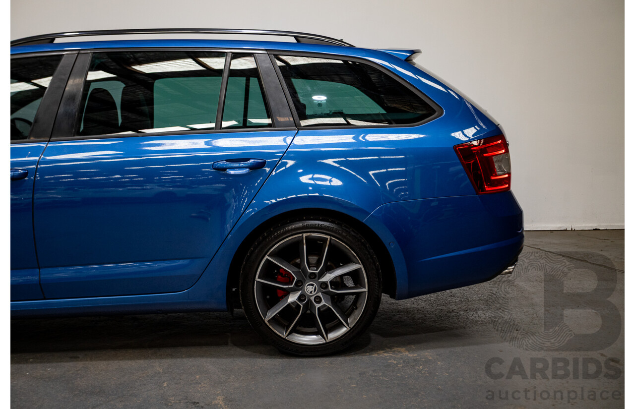 1/2017 Skoda Octavia RS 162 TSI NE MY17 4d Wagon Race Blue Metallic Turbo 2.0L