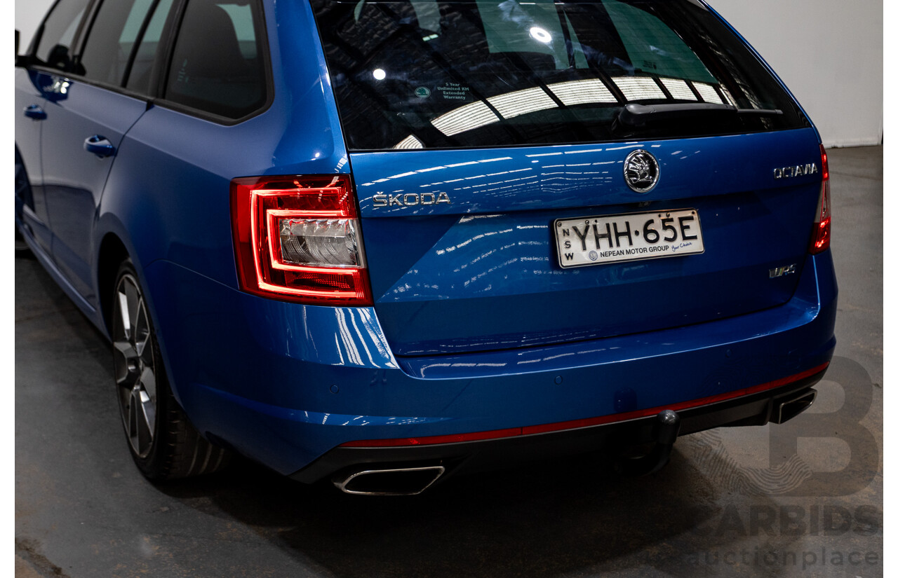1/2017 Skoda Octavia RS 162 TSI NE MY17 4d Wagon Race Blue Metallic Turbo 2.0L