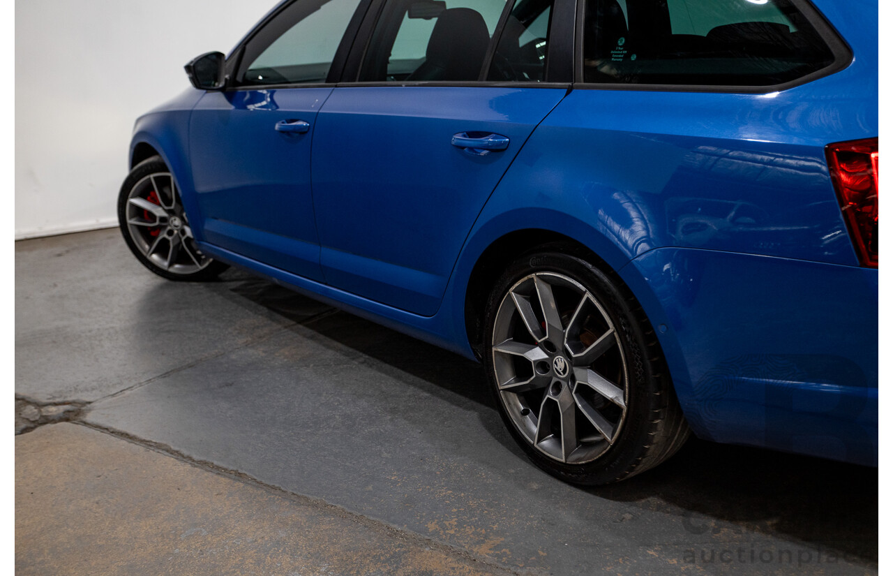 1/2017 Skoda Octavia RS 162 TSI NE MY17 4d Wagon Race Blue Metallic Turbo 2.0L