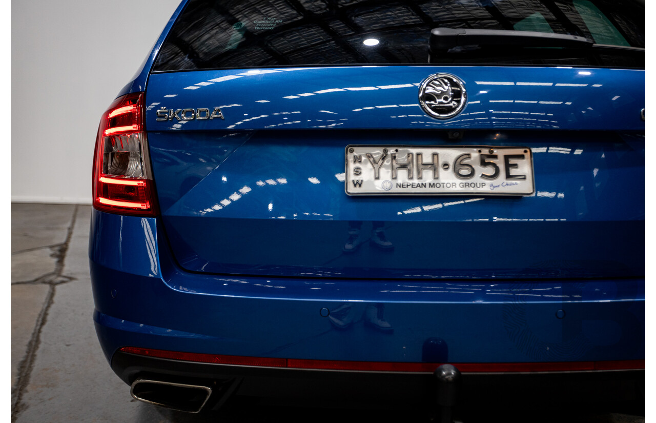 1/2017 Skoda Octavia RS 162 TSI NE MY17 4d Wagon Race Blue Metallic Turbo 2.0L