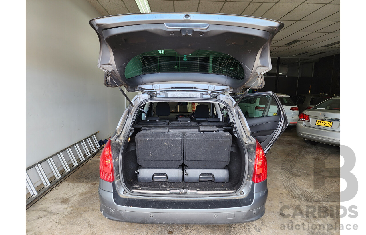 2/2012 Peugeot 308 Active Touring HDi  4d Wagon Grey 2.0L