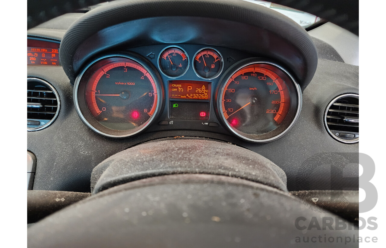 2/2012 Peugeot 308 Active Touring HDi  4d Wagon Grey 2.0L