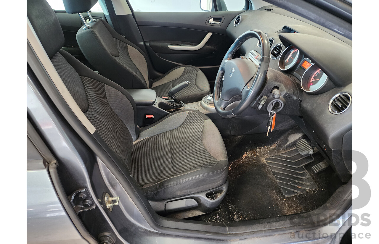 2/2012 Peugeot 308 Active Touring HDi  4d Wagon Grey 2.0L