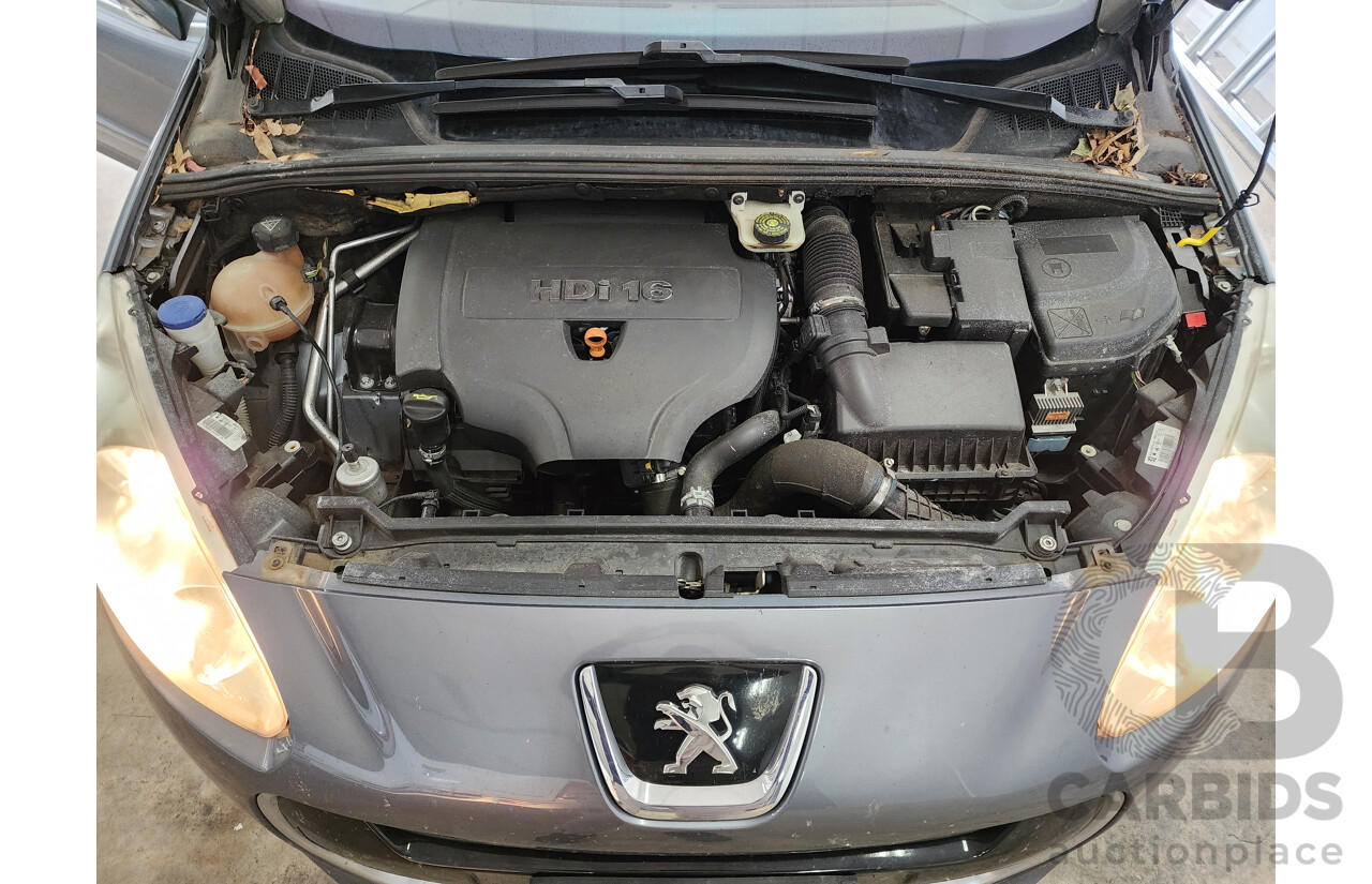 2/2012 Peugeot 308 Active Touring HDi  4d Wagon Grey 2.0L