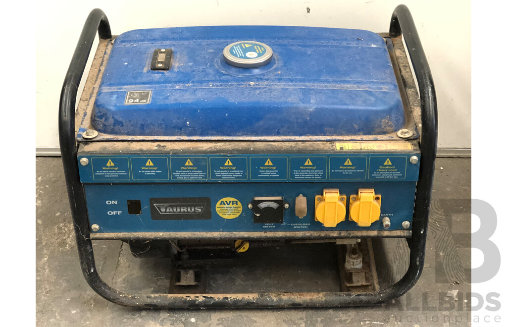 Taurus 2200W Portable Petrol Generator