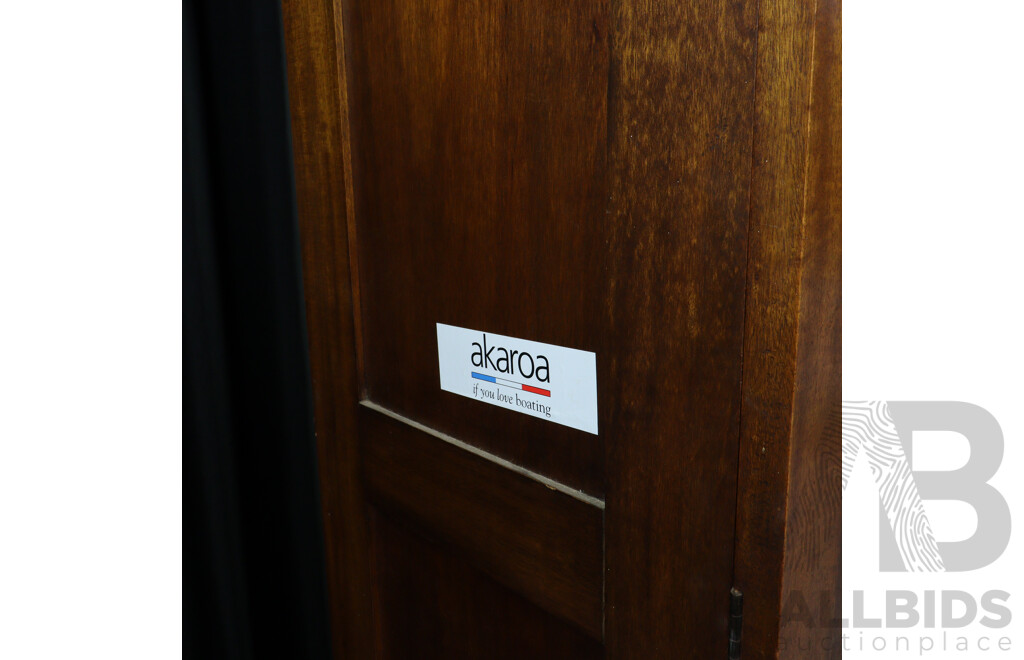 Art Deco Maple Three Door Robe