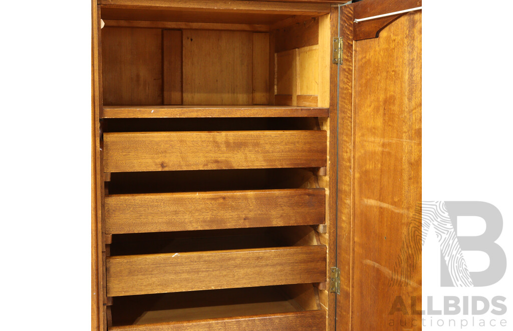 Art Deco Oak Low Boy