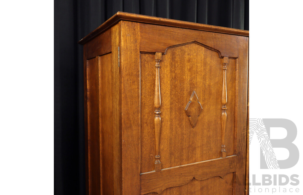 Art Deco Oak Low Boy