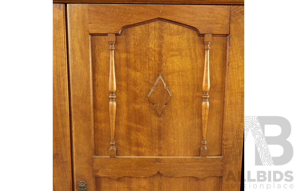 Art Deco Oak Low Boy