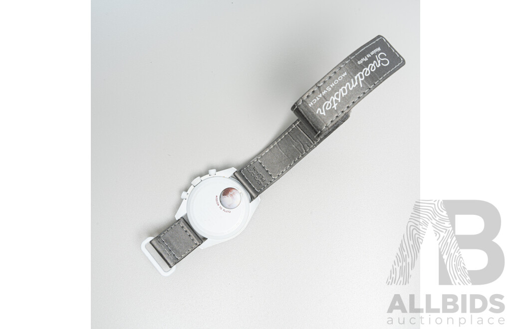 Omega X Swatch Moon Watch 'mission to Pluto', 40mm, as New in Original Presentation Box