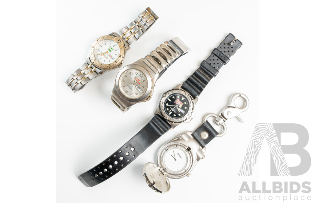 Castrol Merchandise (4) Watches and Tin