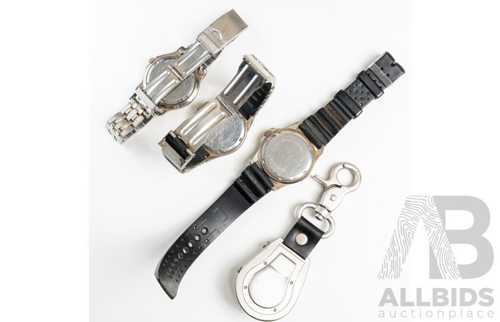 Castrol Merchandise (4) Watches and Tin