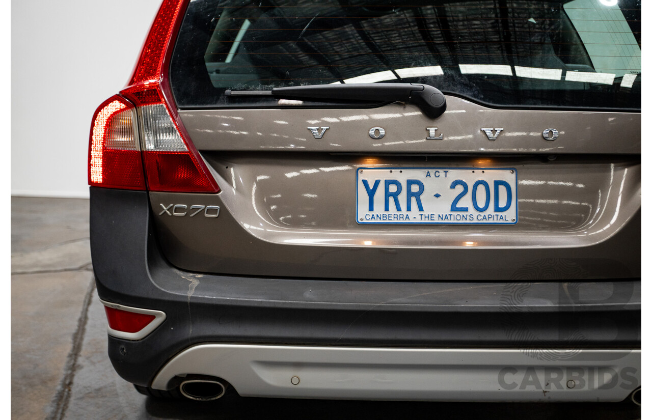 12/2011 Volvo XC70 D5 (AWD) BZ MY11 4d Wagon Oyster Grey Turbo Diesel 2.4L