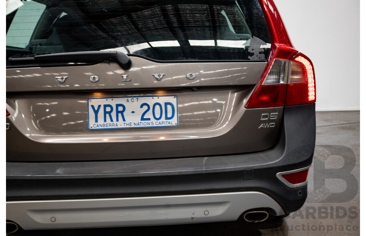 12/2011 Volvo XC70 D5 (AWD) BZ MY11 4d Wagon Oyster Grey Turbo Diesel 2.4L