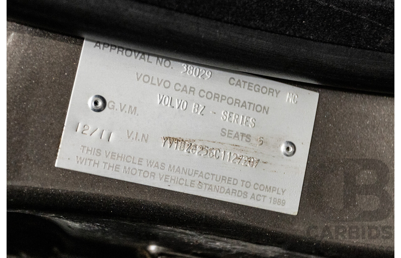 12/2011 Volvo XC70 D5 (AWD) BZ MY11 4d Wagon Oyster Grey Turbo Diesel 2.4L