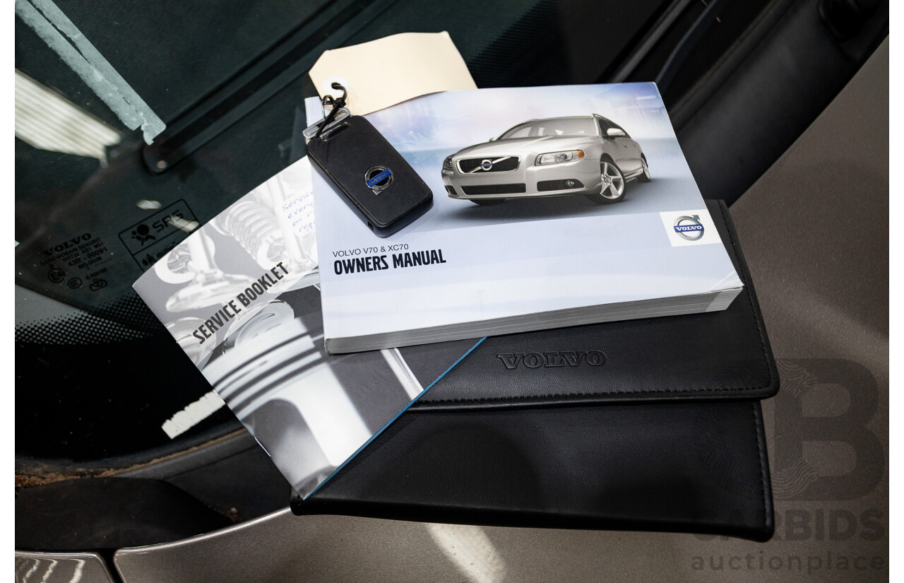 12/2011 Volvo XC70 D5 (AWD) BZ MY11 4d Wagon Oyster Grey Turbo Diesel 2.4L