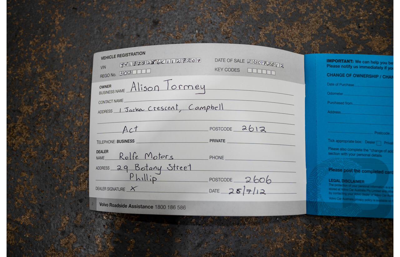 12/2011 Volvo XC70 D5 (AWD) BZ MY11 4d Wagon Oyster Grey Turbo Diesel 2.4L