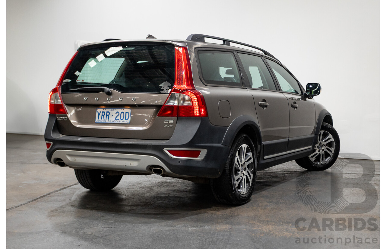 12/2011 Volvo XC70 D5 (AWD) BZ MY11 4d Wagon Oyster Grey Turbo Diesel 2.4L
