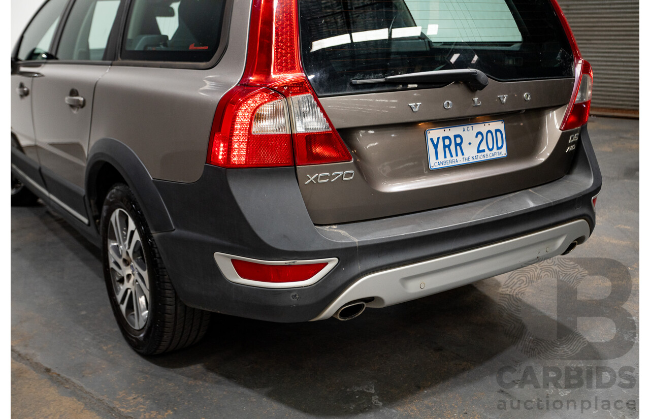 12/2011 Volvo XC70 D5 (AWD) BZ MY11 4d Wagon Oyster Grey Turbo Diesel 2.4L