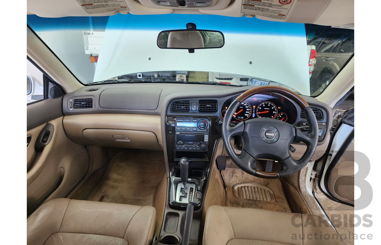 7/2002 Subaru Outback H6 MY02 4d Wagon White / Grey 3.0L