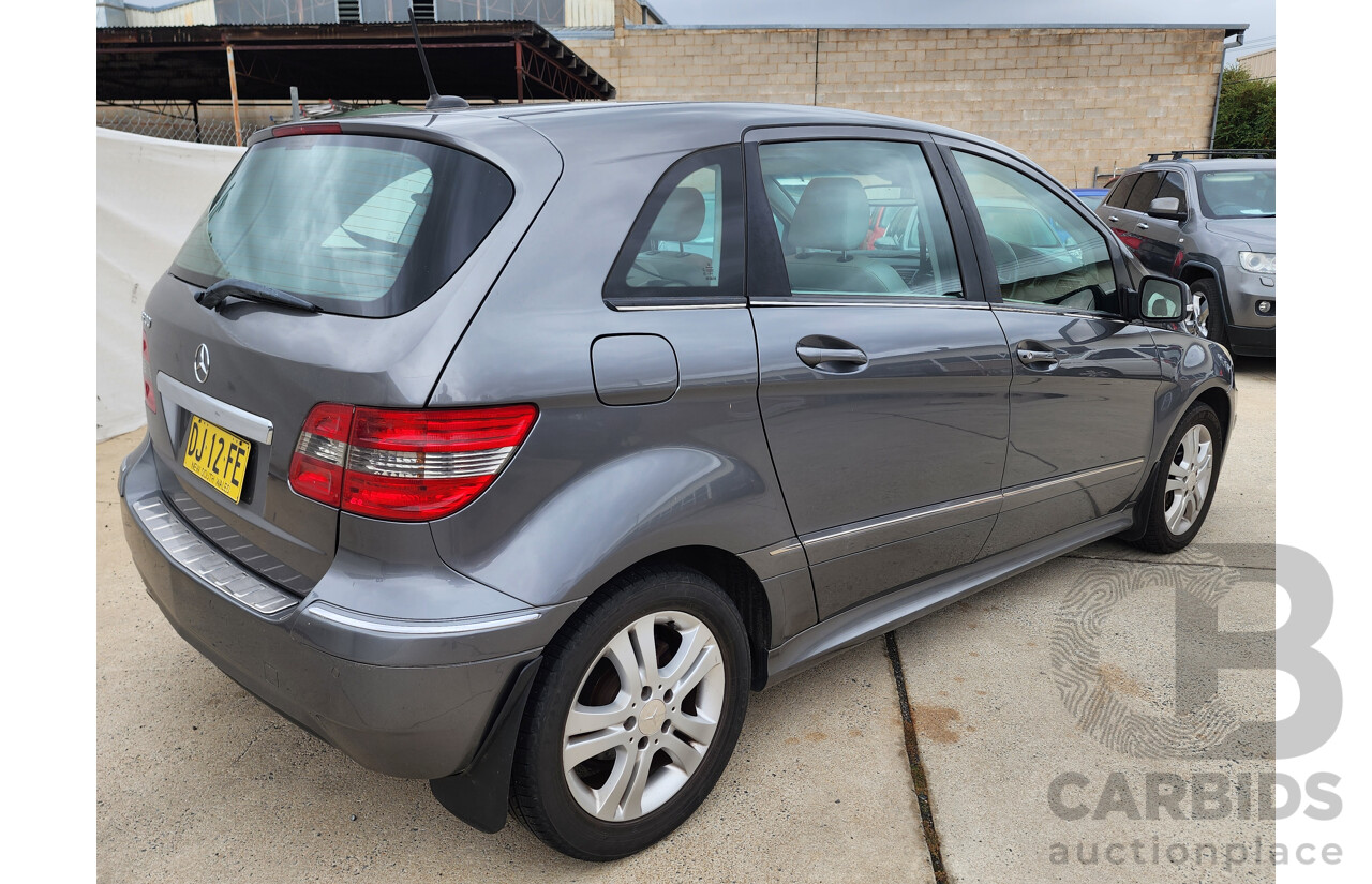 8/2008 Mercedes-Benz B200  245 07 UPGRADE 5d Hatchback Grey 2.0L