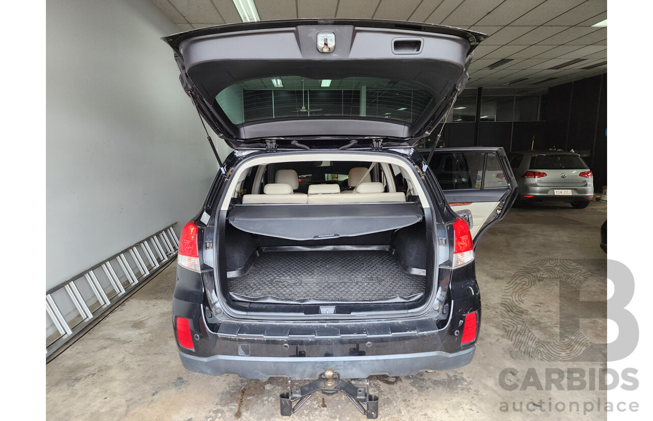 8/2009 Subaru Outback 3.6R Premium MY10 4d Wagon Black 3.6L