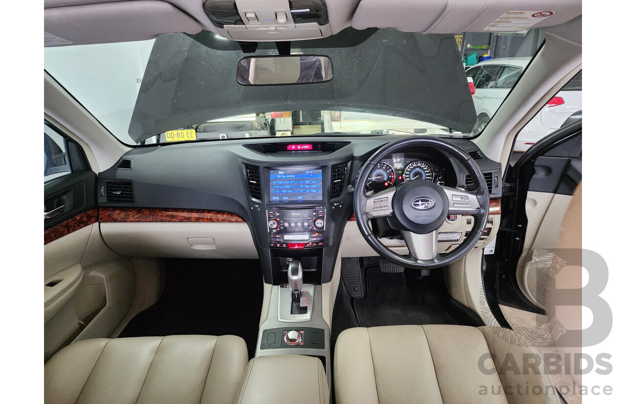 8/2009 Subaru Outback 3.6R Premium MY10 4d Wagon Black 3.6L