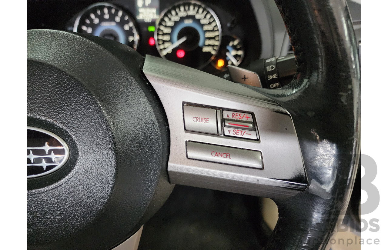 8/2009 Subaru Outback 3.6R Premium MY10 4d Wagon Black 3.6L