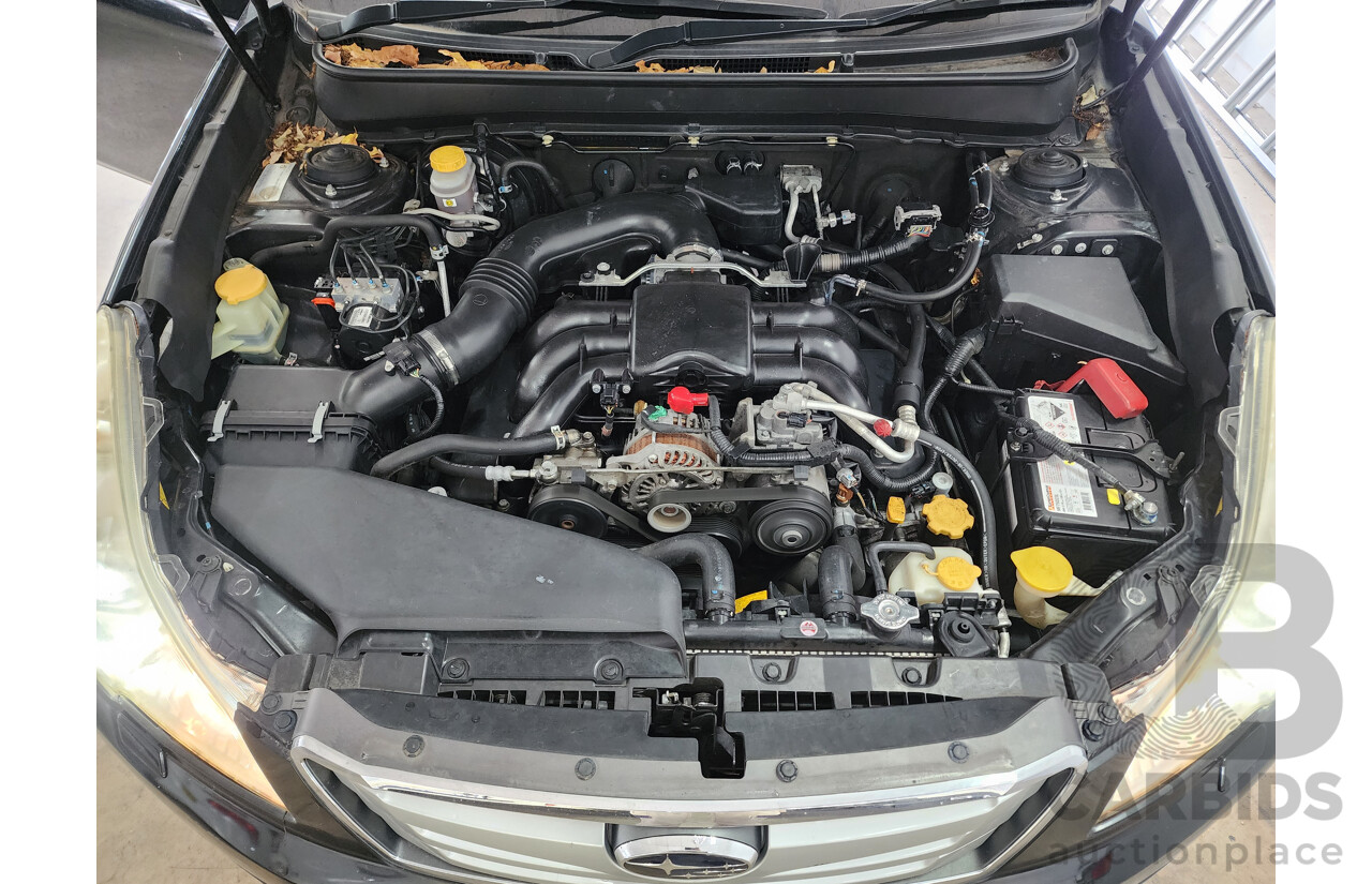 8/2009 Subaru Outback 3.6R Premium MY10 4d Wagon Black 3.6L