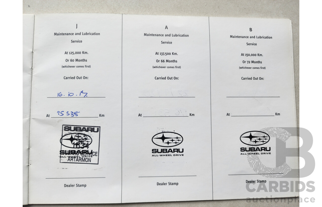 8/2009 Subaru Outback 3.6R Premium MY10 4d Wagon Black 3.6L