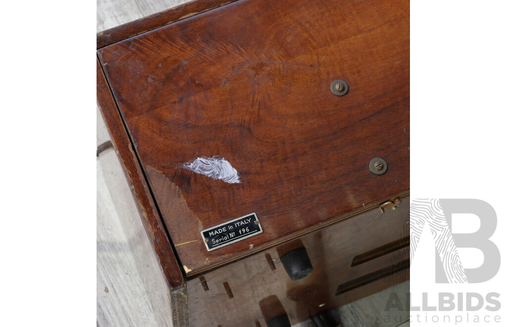 Vintage Italian Timber Cased Electric Organ