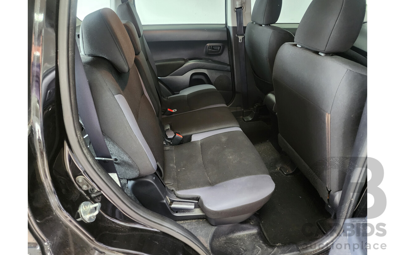 12/2008 Mitsubishi Outlander LS ZG MY08 4d Wagon Black 2.4L