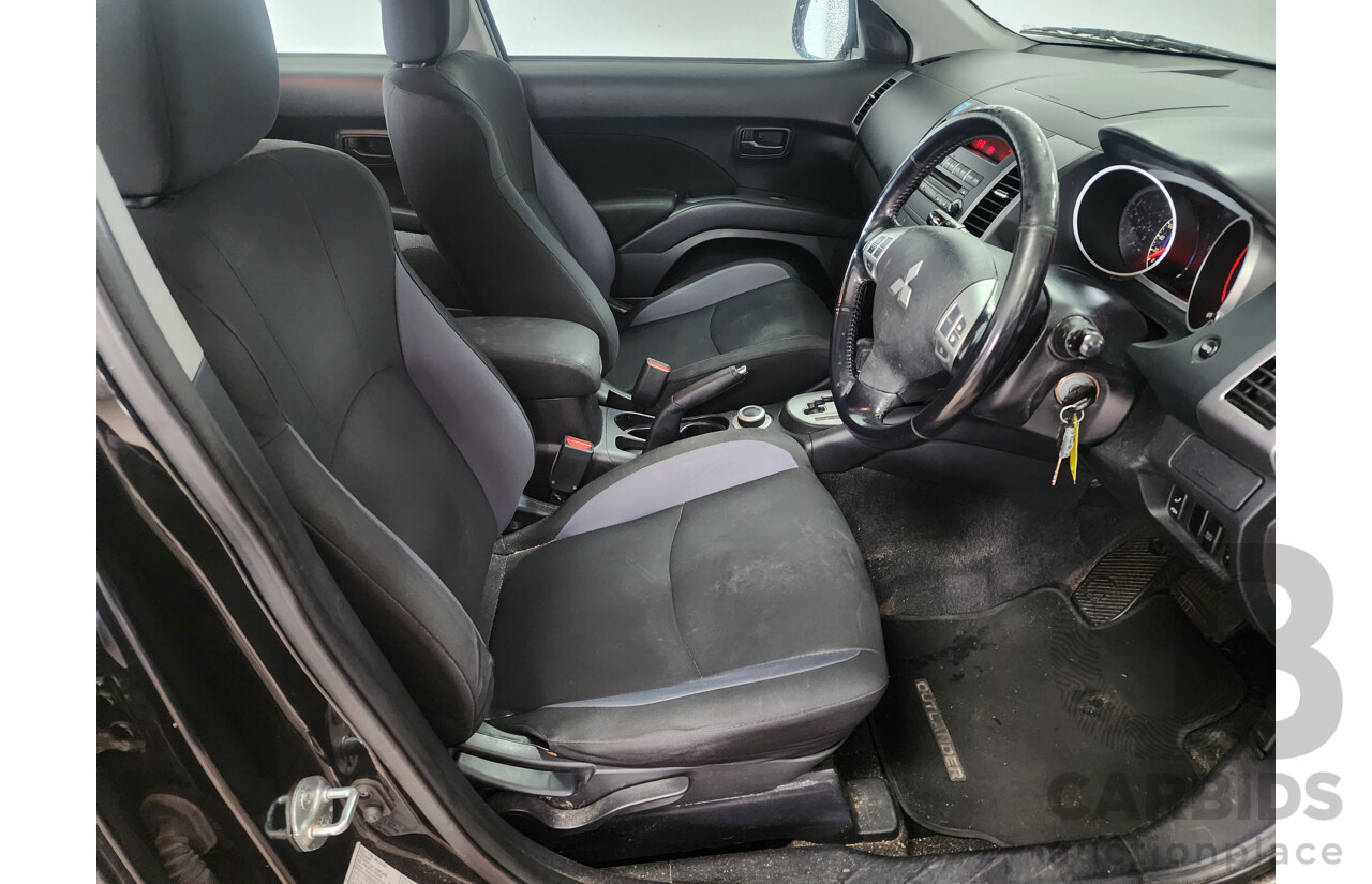12/2008 Mitsubishi Outlander LS ZG MY08 4d Wagon Black 2.4L